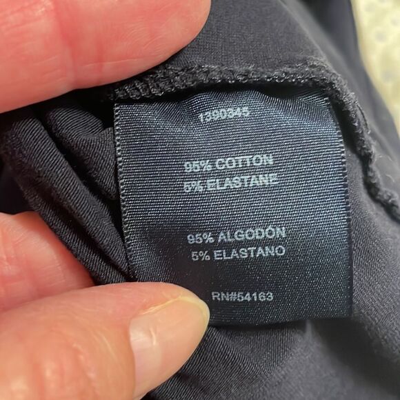 Tommy Hilfiger T-Shirt Dress, Navy with Striped Braid, Small - Picture 7 of 7